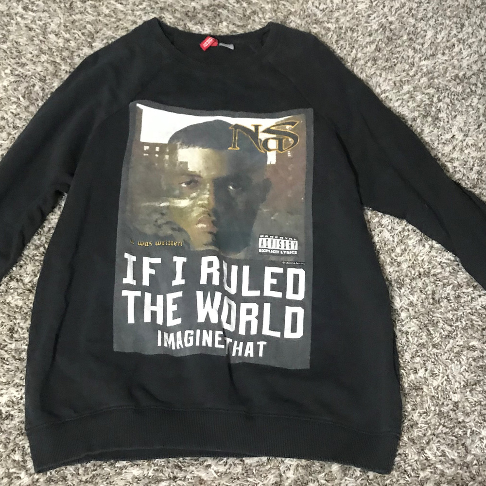 H&M Nas Album Cover Crew Neck Sweatshirt